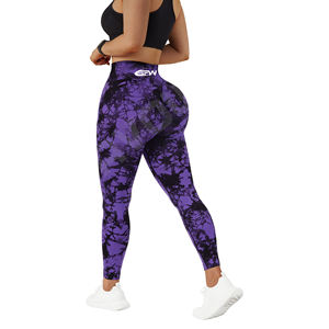 Mallas de Yoga sin costuras para mujer, cintura alta, transpirables, tela de secado rápido para un flujo de aire máximo durante entrenamientos intensos - Product Image 3