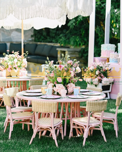 Location de chaises pour enfants en rotin faites à la main pour événements, célébrations d'anniversaire, mariages, festivals et décorations de lieux de réception haut de gamme - Product Image 5