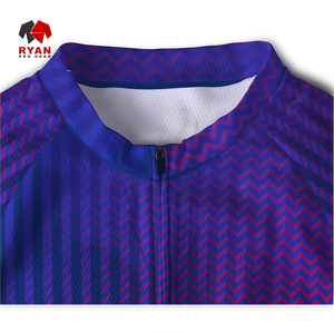 Maillot de cyclisme imprimé unisexe grande taille personnalisé coupe-vent respirant chemise de vélo à séchage rapide - Product Image 2