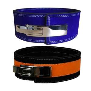 2024 New Arrival Heavy Duty Cowhide Power-Lifting Gym Leather <b>Belt</b> Best <b>Training</b> <b>Weight</b> Lifting Lever Buckle Fitness Safety - Product Image 1