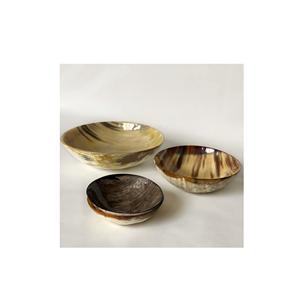 Cuenco para servir ensalada de cuerno de buey Natural 100%, suministros al por mayor, nuevo diseño, cuenco para servir ensalada, cocina, hogar, restaurante, uso de mesa - Product Image 1