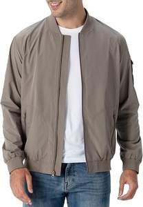 เสื้อแจ็กเก็ตแทสแลนสำหรับผู้ชายเสื้อบอมเบอร์ดีไซน์แนวสตรีทน้ำหนักเบามีสไตล์ - Product Image 6