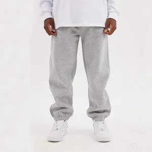 Custom Logo Print Men's Oversized Joggers Street Style Blank Washed Acid <b>Fleece</b> Sweatpants Loose Casual Pants <b>Trouser</b> - Product Image 6