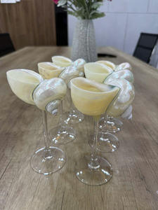 Copa de vino de concha marina Estilo costero Copa hecha a mano Venta caliente Proveedor al por mayor - Product Image 3
