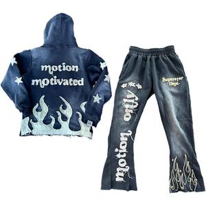 Men Casual Solid Training Tracksuit Set Lightweight Cotton Breathable <b>Jacket</b> Pants Quick Dry Sportswear for <b>Workout</b> Jogging - Product Image 6