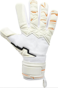 Gants de gardien de but de football pour enfants de haute qualité, logo personnalisé, en latex, paume extérieure, imperméables, sangle de poignet réglable, respirants - Product Image 3