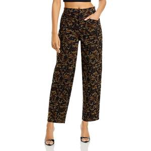 Pantaloni mimetici da donna Avec Les Filles, modello rilassato e affusolato, in tela traspirante, con elastico in vita, taglie XL e 3XL - Product Image 1