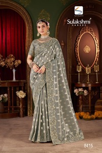 Viscose Jacquard Silk <b>Designer</b> Work Saree Collection Full <b>Catalog</b> available at wholesale rate, <b>Designer</b> saree collection. - Product Image 3