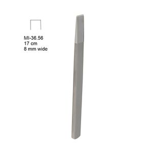 Cincel de osteótomo Manual de acero inoxidable ortopédico de alta precisión de 17cm, Mini herramienta Lambotte, instrumentos quirúrgicos de base ancha de 8mm - Product Image 1