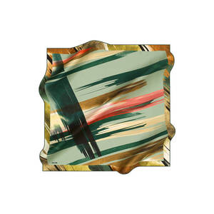 Foulard et cache-cou en twill de soie 90x90 coloré - Product Image 1
