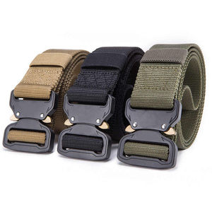 Ceinture en tissu 2025 de style personnalisé en gros ceinture tactique réglable pour hommes avec couleur et taille personnalisées - Product Image 5
