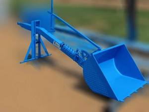 Tracteur chargeur arrière Kb103 pour tracteurs 30-45 HP haute productivité fer à noyau dur 300 Kg avec composants de noyau de pompe de boîte de vitesses - Product Image 2