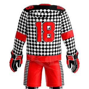 Uniforme de hockey sobre hielo hecho a medida al por mayor para deportes uniforme profesional de hockey sobre hielo de alta calidad - Product Image 6