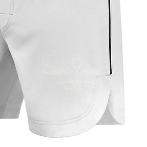 Short MMA imprimé par sublimation pour hommes avec logo personnalisé en gros de couleur blanche Short d'arts martiaux UFC VENUME Short de boxe MMA - Product Image 6