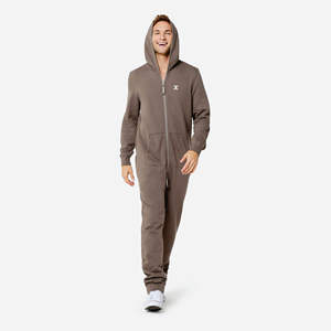 ชุดวันซี่ผ้าฝ้าย80% 20% โพลีเอสเตอร์ขัดด้านหลังมีซิปสองทางจาก YKK ใส่ได้ทั้งชายและหญิง - Product Image 3