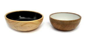 Cuenco de fruta liso de madera de pino natural biodegradable ecológico de madera multiusos - Product Image 2