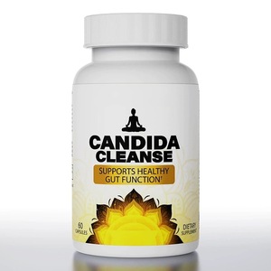 Cápsulas de Limpieza para Cándida, Suplementos Herbales para Intestinos y Colon, Soporte para la Salud Digestiva e Intestinal en Adultos, 60 Unidades - Product Image 1