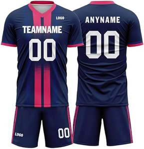 Uniforme de fútbol con envío directo personalizado, ropa de práctica cómoda de secado rápido, Conjunto de camiseta y uniforme de fútbol - Product Image 1