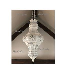 Farol Colgante de Diseño Moderno en Metal Color Dorado, Estilo Marroquí, para Decoración de Bodas - Product Image 6