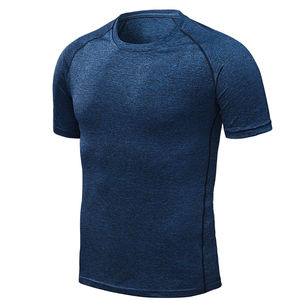 2025 Nueva camiseta de gimnasio para hombre, ropa deportiva de manga corta de compresión para gimnasia y correr Culturismo - Product Image 1