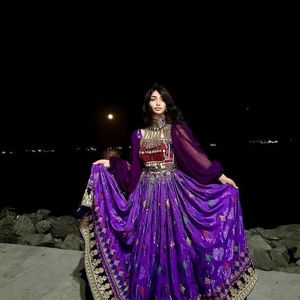 ชุดเดรส kuchi ชนเผ่าวินเทจสไตล์อัฟกานิสถาน/ปากีสถานชุดปาร์ตี้ kuchi แบบดั้งเดิมหลากสีชุดเดรส3074โคจิ - Product Image 2