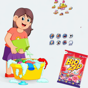BIO ZIP Magical Bloom Fresh Scent <strong>Laundry</strong> <strong>Detergent</strong> 2.3kg Gentle on Skin Fragrance Notes Roses <strong>Citrus</strong> Fruits Effective Washing