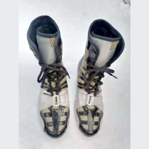 Zapatos de boxeo deportivos de cuero para hombre, equipo de entrenamiento de boxeo, tamaños personalizados, Impresión de logotipo personalizado - Product Image 2