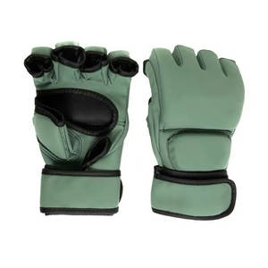 MMA Fighting Training Thai Demi Doigt Vente à Chaud Bonne Qualité Arts Martiaux Professionnels Personnalisés Adultes Sparring - Product Image 1