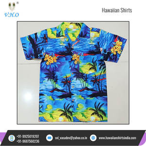 Chemise hawaïenne à manches courtes pour hommes, coupe classique, décontractée, Design de Surf de plage, vente en gros - Product Image 3