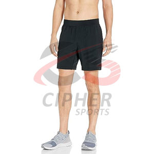 Pantalones cortos de gimnasio para hombre de alta calidad al por mayor con diseño de logotipo personalizado pantalones cortos de algodón atléticos negros informales pantalones cortos de gimnasio de cantidad lisa - Product Image 2