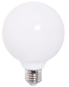 Lampada LED a globo di cristallo, finitura opaca, 8W, 1000Lm, 3000K, 95x135mm. (F-Bright 2601783) - Product Image 1
