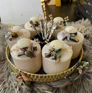 Juego de Frutos Secos de Resina Hechos a Mano TIMELESS CRAFT de la Mejor Calidad y Ecológicos - Decoración para el Hogar de Marca - Product Image 1