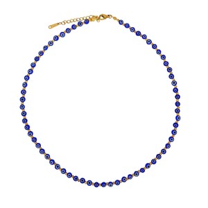Bracelet en perles œil de tigre tendance, élégant et stylé, accessoire de collier - Product Image 1
