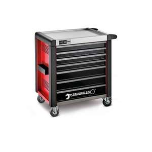 Chariot à outils Stahlwille rouge avec 7 tiroirs, armoires à outils durables pour l'organisation - Product Image 2
