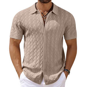 Polo pour homme de qualité supérieure, confortable, à séchage rapide, nouveau design, manches courtes, motif uni, teinture unie, vente en ligne - Product Image 3