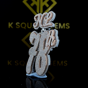 Hot Hip Hop Jewelry VVS Moissanite Diamond Iced Out Custom Credit Card Pendant 925 Sterling Silver Solid Party Hiphop Geometric - Product Image 3