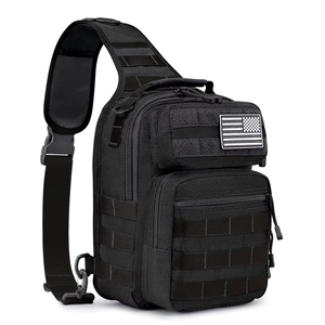 กระเป๋าใส่ของแบบพกพาสะพายไหล่เดี่ยวกระเป๋ากระเป๋าคาดเอวขนาดเล็กแนวยุทธวิธีพร้อมซองใส่ - Product Image 2