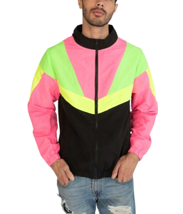 แจ็กเก็ตกันลมโพลีเอสเตอร์ไซซ์ลำลองระบายอากาศกลางแจ้งโลโก้ตามสั่ง - Product Image 3