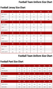 Equipo cómodo de fútbol americano con bordado sublimado Logotipo personalizado Camisetas y pantalones cortos impresos Conjuntos elegantes transpirables - Product Image 6