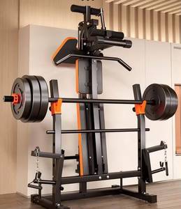 Adjustable <b>Weight</b> <b>Bench</b> Press Rack Multi Functional Strength Training <b>Bench</b> for Home Gym - Product Image 2
