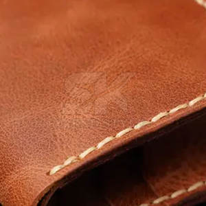 Clip para Billetes de Cuero Genuino de Alta Calidad, Delgado, de un Solo Color, para Venta en Línea - Product Image 5