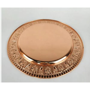 Nouveau classique décoratif chargeur assiettes dîner plateau de service assiette à Dessert plat à Dessert assiette à salade par Indian Metal World - Product Image 4