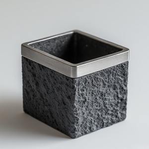 Porte-brosse à dents décoratif en métal moderne pour salles de bain de luxe, écologique et durable, design personnalisable - Product Image 1