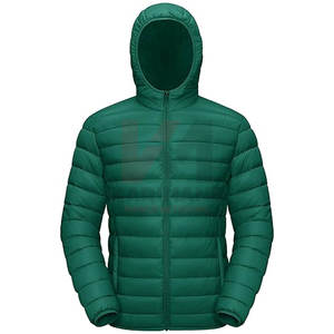 เสื้อโค้ทขนเป็ดมีฮู้ดของผู้ชายเสื้อแจ็คเก็ตบุนวมสำหรับเดินป่าเดินทางตั้งแคมป์ - Product Image 1