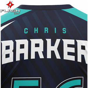 Camiseta de Fútbol para Hombre para Entrenamiento, Personalizada, de Secado Rápido, Sublimada, de Algodón y Poliéster, Estilo Urbano - Product Image 6