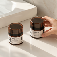 Pot Airless Personnalisé avec Logo 30g 50g, Pot Cosmétique OEM à Marque Privée, Grande Surface d'Impression, Pot à Pompe Sous Vide pour Marque de Luxe