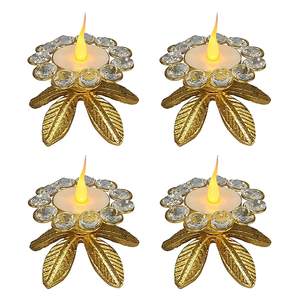 Arch Bridge Crystal Eco-Friendly <b>Tea</b> <b>Light</b> <b>Holder</b> with Customized Logo-Christmas Home Decoration Candelabra and Centerpiece - Product Image 4