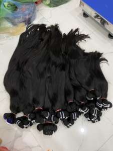 ผมเวียดนามดึงคู่ดิบ ผมตรงธรรมชาติ มัดผมที่ยังไม่ได้ - Product Image 4