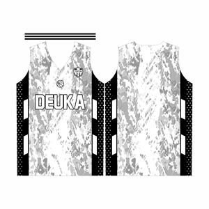 Camiseta de baloncesto unisex de talla grande sublimada personalizada OEM, técnica de diamantes de imitación de tela de secado rápido que absorbe la humedad para el nombre de verano - Product Image 2