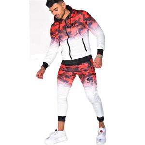 Survêtement à capuche pour hommes, ensemble de Sport décontracté, 2 pièces, 2020 - Product Image 1